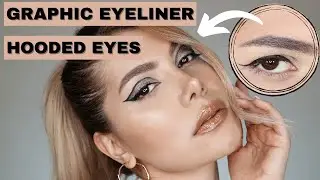 Graphic Eyeliner on Hooded Eyes Step By Step Tutorial