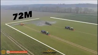 72M AUF EINMAL! Großeinsatz Gülleausbringung Gülle fahren 200ha/Tag LU Marquardt Getreide Düngen