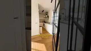 &euro;2,000/Month Apartment in Amsterdam Center | Elegant Rental Tour #Shorts