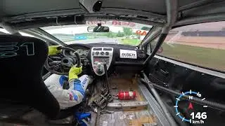 GSMP Prządki 2025 - Krzysztof Kurasz - Honda Civic EP3 - ON-BOARD