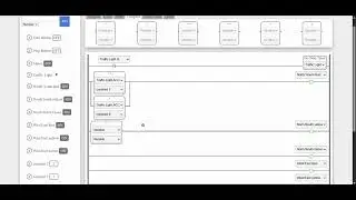 Simulate simple traffic light solution on plcfiddle uiet chd