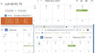 Displaying birthday and age in Google's Calendar