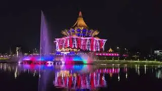 Darul Hana Musical Fountain | DUN | Kuching Sarawak