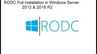 RODC Windows Server 2012 & 2016 Full Installation with Client Connection!! Full Tutorial A-Z