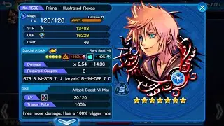 Tier 5 7* 280% Guilt Prime Illustrated Roxas Medal Showcase! - KHUx Global