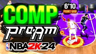 I BROUGHT MY 6'10 POINT CENTER TO COMP PRO AM FOR THE FIRST TIME IN NBA 2K24!