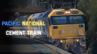 PN 8110 leading a Cement train through Carlton. 24/1/26
