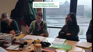 Voeux ecolo Luxembourg et visite la scierie Scidus