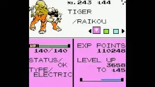 Shiny legendary Gen 1 birds and Gen 2 beasts showcase, part 6 - Pok&eacute;mon Crystal
