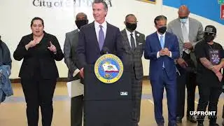 Gov. Gavin Newsom, Senator Bradford & Family Members discuss Kenneth Ross, Jr., police reform bill