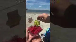 Fresh fruit at the beach is the best snack! #beachday #snacks #lunchtime #beachvibes