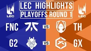 LEC Highlights ALL GAMES Round 1 | LEC 2025 Winter Split Playoffs