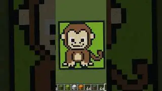 the monkey #rfcruz18 #relaxingminecraftparkour #satisfyingminecraft #fallingblocks