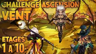MON CHALLENGE D'ASCENSION VENT ! (Etages 1 &agrave; 10) Summoners War