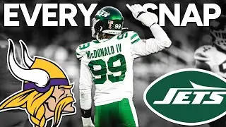 Will McDonald EVERY SNAP - Jets vs Vikings Highlights - All 22