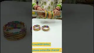 #multi colour bangle set #handmade lakh bangles set #desiner Chuda set @aruna bangles