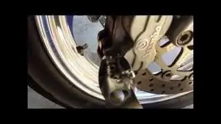 Changing Front Brake Pads on a 2005 Victory Hammer