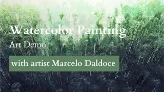 Watercolor Art Demo - Marcelo Daldoce (Vertical)