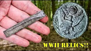 Metal Detecting World War 2 - AWESOME U.S. WWII Expert Infantry Badge FOUND!!