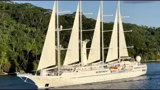 WIND SPIRIT, un fier quatre m&acirc;ts/ WIND SPIRIT a proud four mast @Perrin-M-croisieresetpaquebots