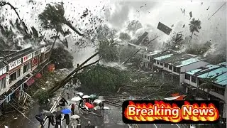 Southern China Devastated by Typhoon Podul! Homes Collapse, Cars Washed Away, Cities Flooded