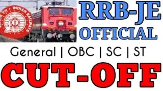 RRB-JE 2019 OFFICIAL #CUTOFF ZONES  #RRB_JE #RAILWAY_JE_CBT2