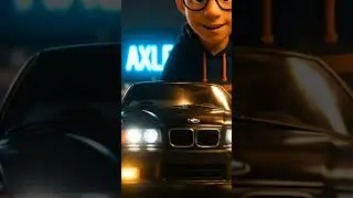 RC BMW E36 Cinematic Engine Start | Ultra Realistic 3D Garage Animation by AXLE