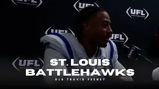 St. Louis Battlehawks OLB Travis Feeney on the win against Memphis Showboats
