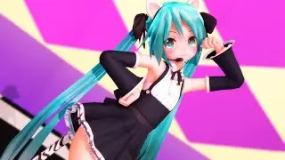 【MMD】嵐を呼ぶネコ☆「ゴシックあぴミク」【2K・60fps】