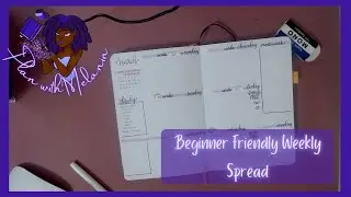 Plan with Melanin | Functional Weekly Spread | Beginner Friendly