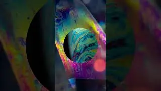 Soap bubble macro photography #shorts