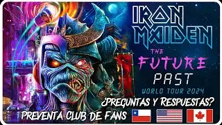 Tutorial: Preventa de Boletos Fan Club Iron Maiden The Future Past Tour 2024 Estados Unidos y Canada