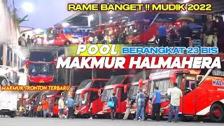 SUASANA POOL MAKMUR HALMAHERA MUDIK LEBARAN 2022❗RAME BANGET SAMPAI KEWALAHAN PARKIR