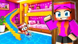 I'm building my daughter's dream room in Minecraft!