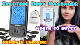 Agaro Body massager review|| Best Affordable body massage at home || Massager Unboxing ||Myhandbook