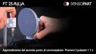 Teach-in Uscita di commutazione: Misuratore di distanza miniaturizzato FT 25 R(L)A -