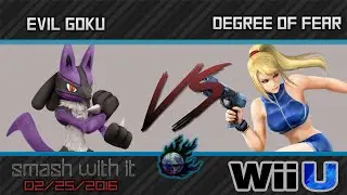 Smash With It - Evil Goku vs. Degree Of Fear - Smash 4 Singles Winners Finals