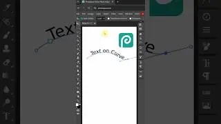 Photopea Text on Curve #photopea #photopeatutorial #cgian
