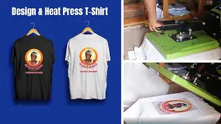 How To Design and Heat Press A T-Shirt For Funeral Program