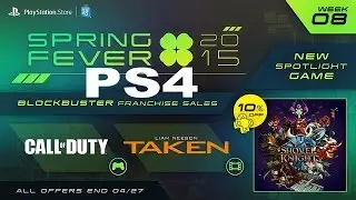 PS4 Discounts & Sales: PS PLUS Spring Fever Week 8 April