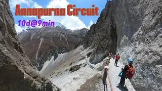 Annapurna circuit + Tilicho: 10d in 9 mins