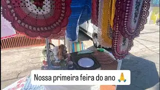 Sábado foi dia de retomar as feiras//feira parada mais com  levo o sim de volta pra casa 