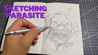 Sketching Parasite - DC&rsquo;s Energy-Devouring Villain!