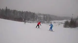 Спуск на красном озере