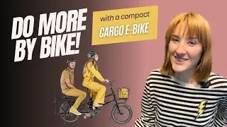 Hazel reviews a well priced compact cargo eBike from French manufacturer, Moustache Bikes.