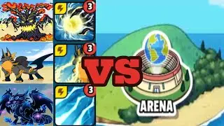 dynamons world : d&ugrave;ng 3 legendary hệ điện vs arena