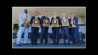 Guerrero, Jones, Thome, Hoffman, Morris y Trammell toman sus puestos en el Sal&oacute;n de la Fama