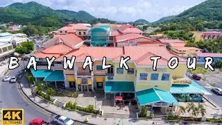 Baywalk Tour - Saint Lucia [4K]