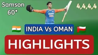 India Vs Oman Asia Cup Match Highlights In Hindi 