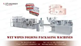 Semi automatic 5-30pics of wet wipes folding packaging machines|Disposable wipes machine
